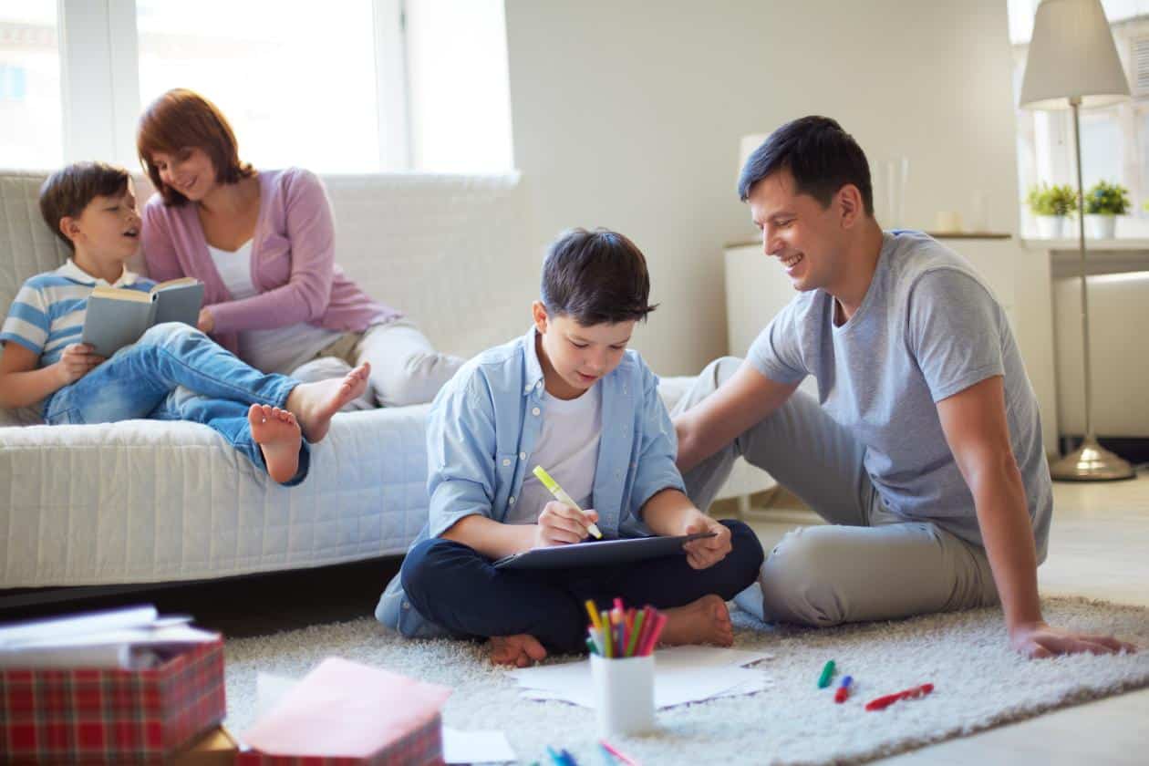 Parents, practicing the art of raising smart kids.